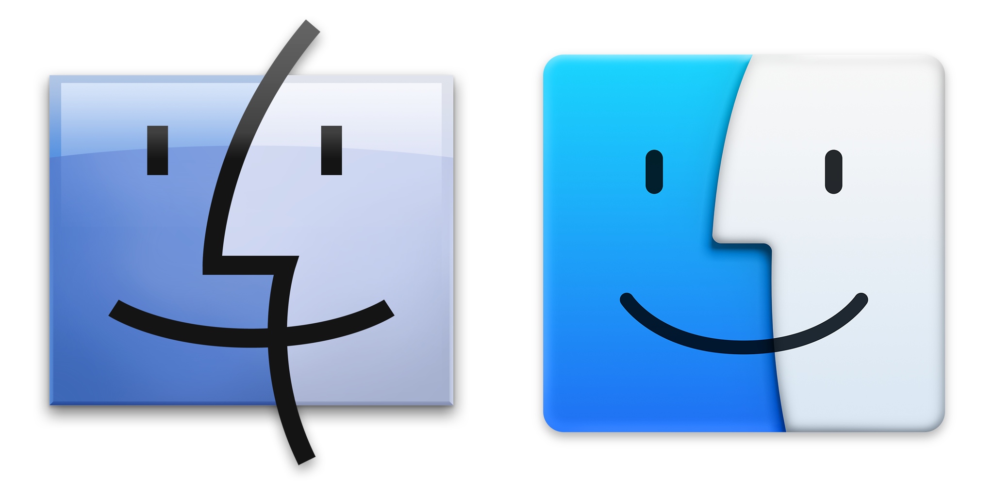 Iconos OS X Yosemite Vs. OS X Mavericks