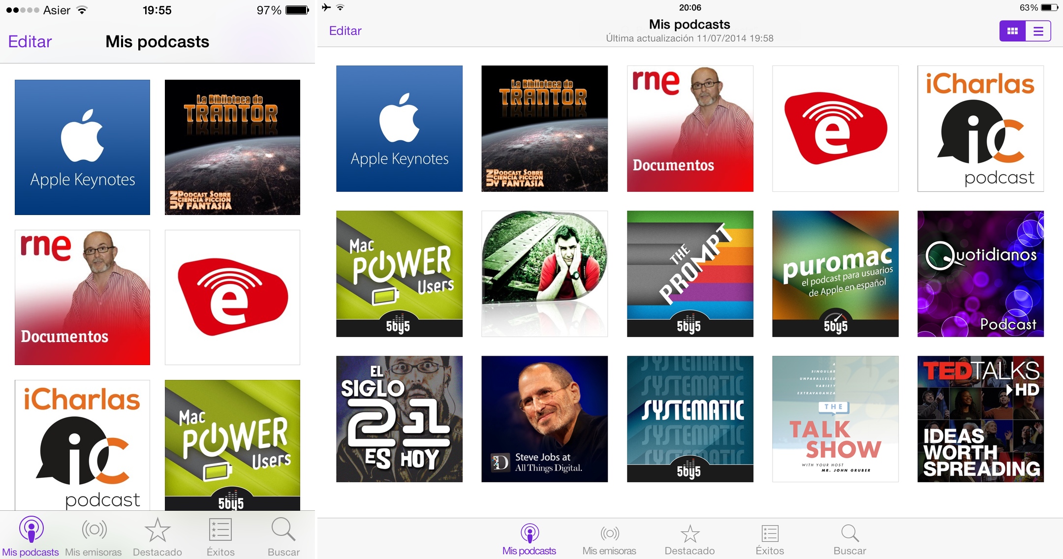 Podcasts, de Apple
