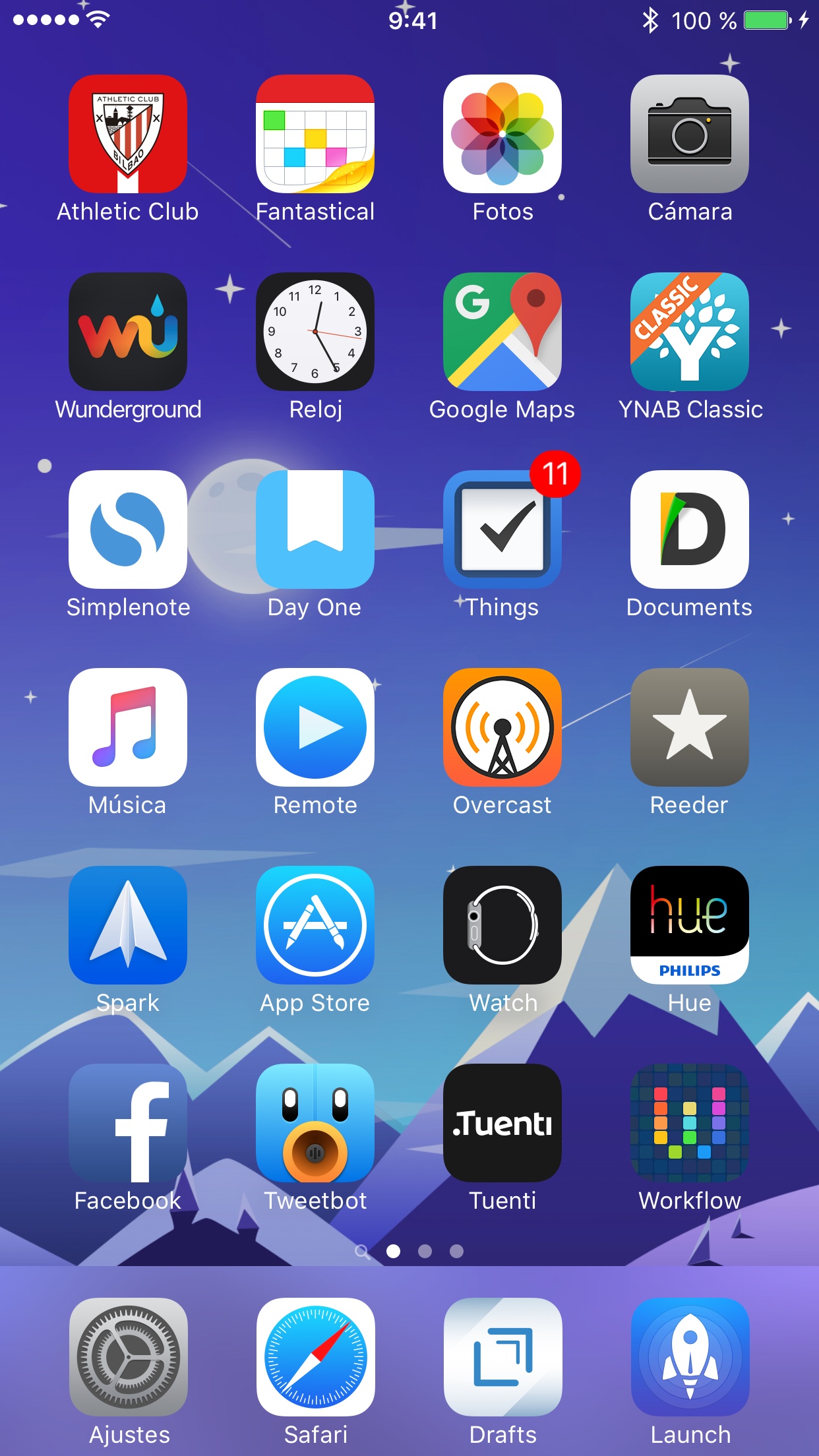 Mi homescreen — Mayo 2016