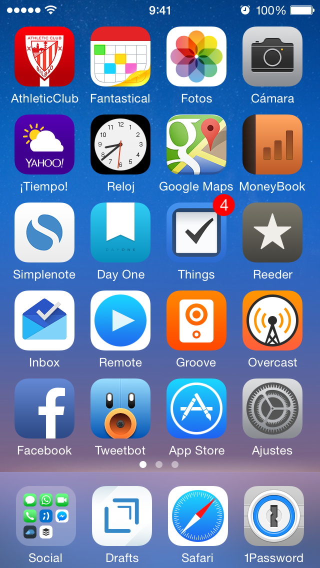 Mi homescreen — Noviembre 2014